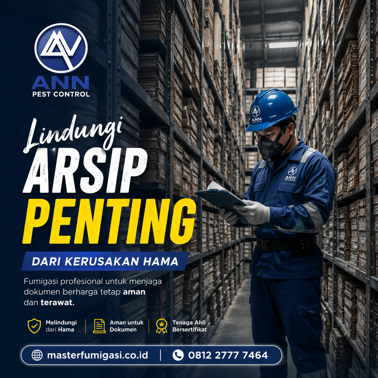 Jasa Fumigasi Arsip Profesional