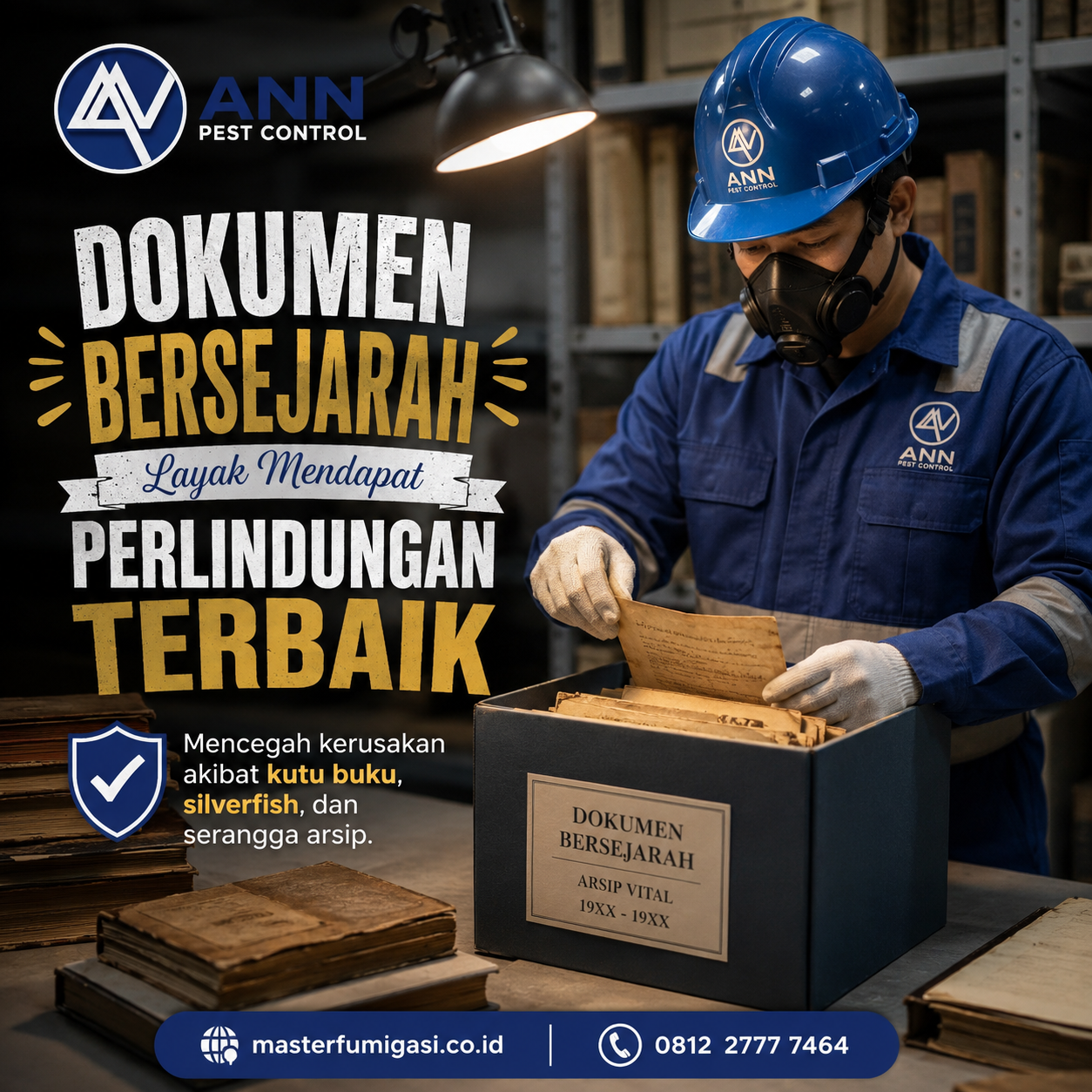 Jasa Fumigasi Arsip Bogor