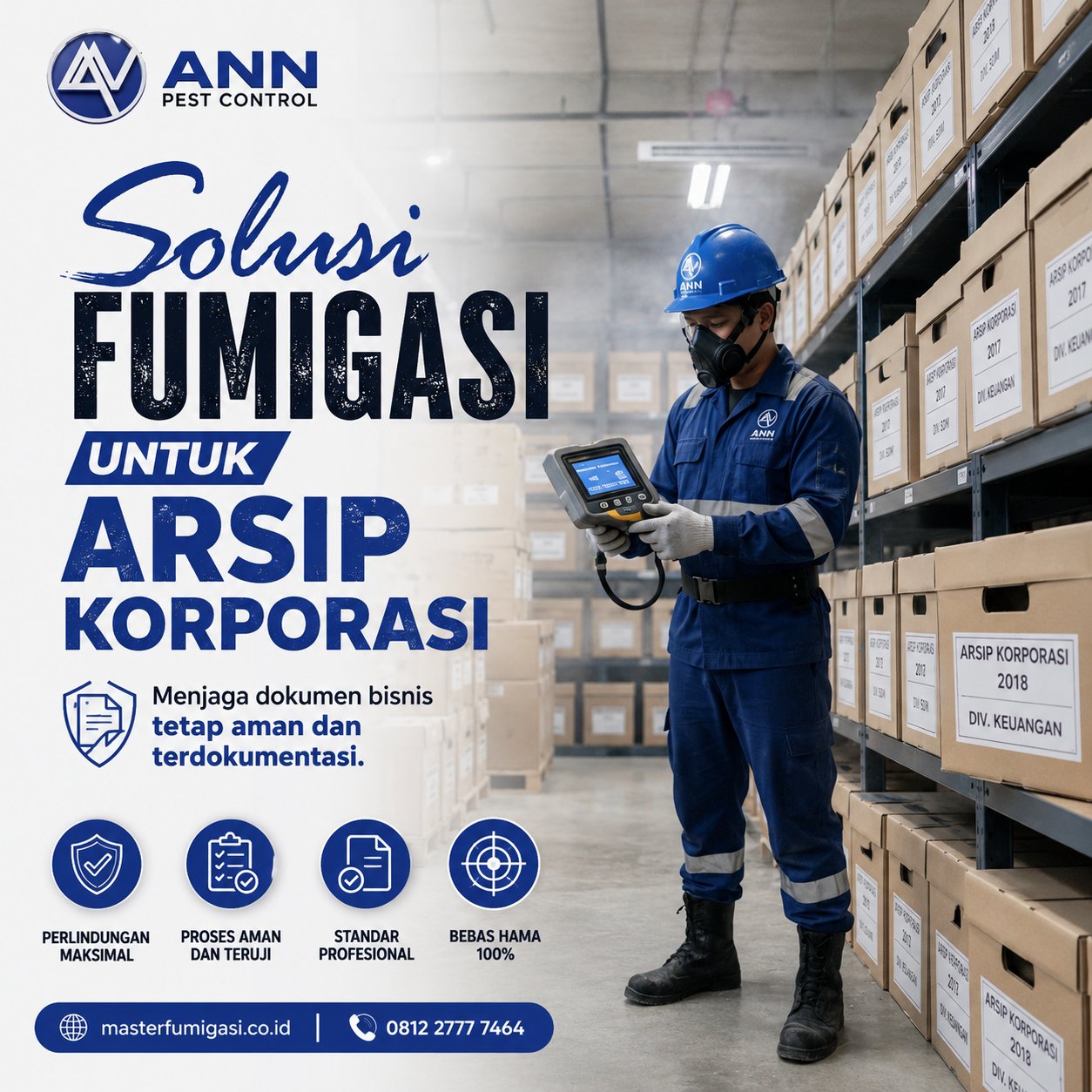 Jasa Fumigasi Arsip Tangerang