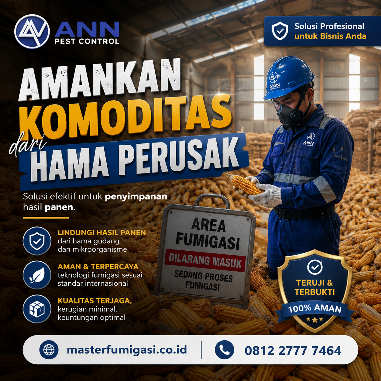 Jasa Fumigasi Ekspor Cirebon: Memastikan Kargo Bebas Hama Sesuai Standar Internasional bersama Master Fumigasi ANN