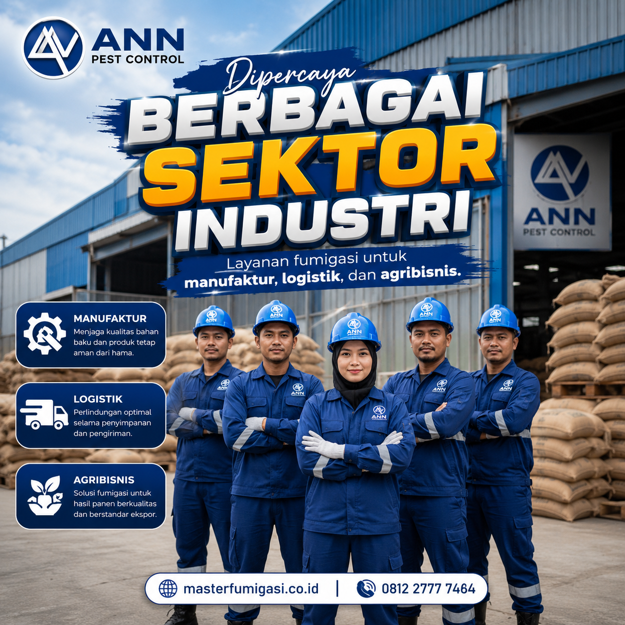 Master Fumigasi ANN: Jasa Fumigasi Ekspor Cikarang Bekasi yang Efektif dan Berstandar Internasional
