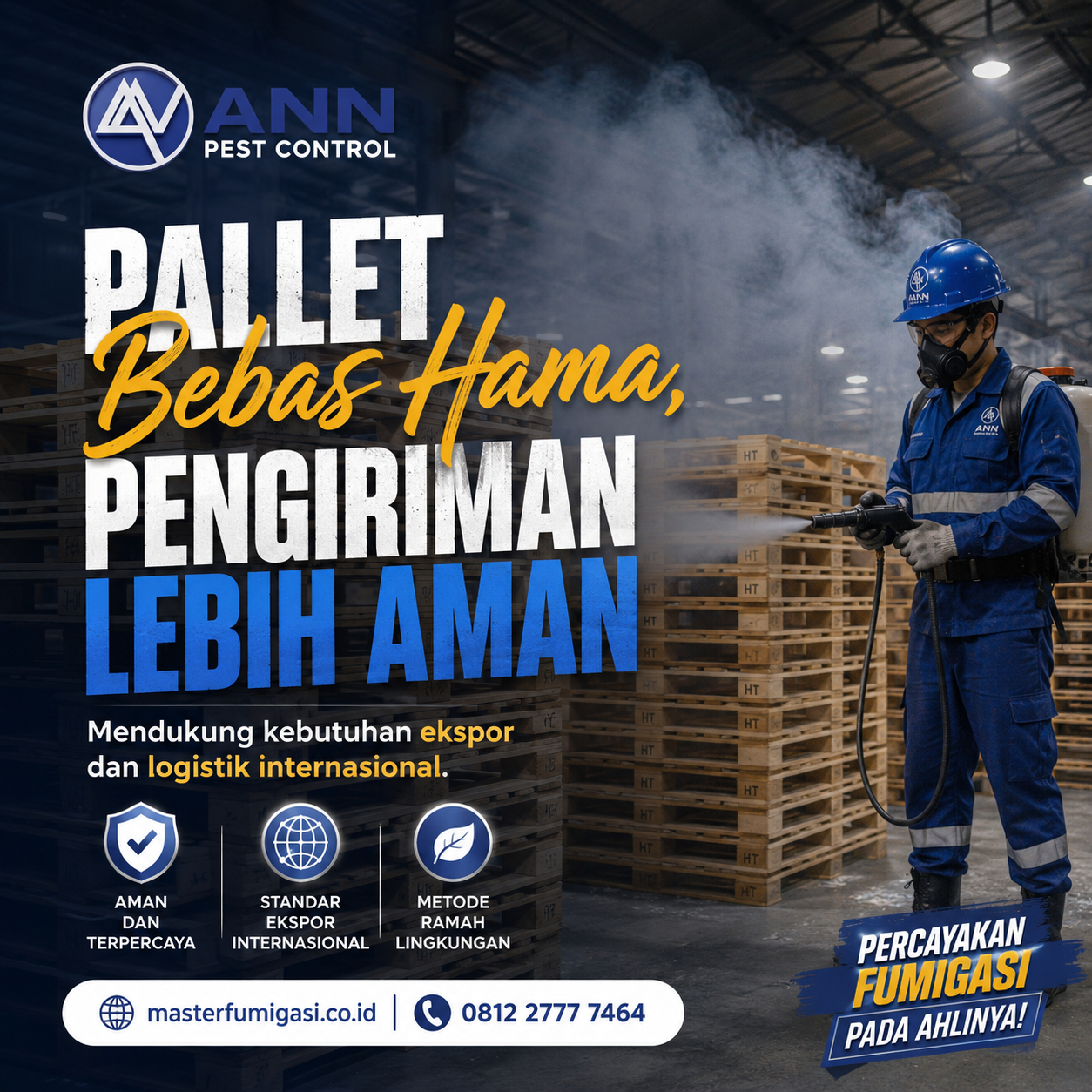 Master Fumigasi ANN: Solusi Terbaik Jasa Fumigasi Ekspor Jakarta Pusat untuk Kepatuhan Global